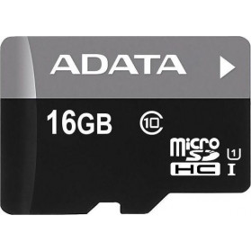 Karta pamięci ADATA Premier MicroSDHC 16 GB AUSDH16GUICL10-RA1 - Czarna, Szara, 30 MBps|10 MBps